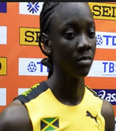 Jamaica’s Brianna Lyston interview after winning the 200m at the world u20 Championships