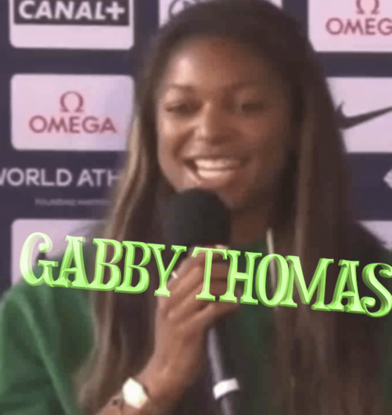 Gabby Thomas, the Jamaican-American sprinter, has garnered a significant following in Jamaica