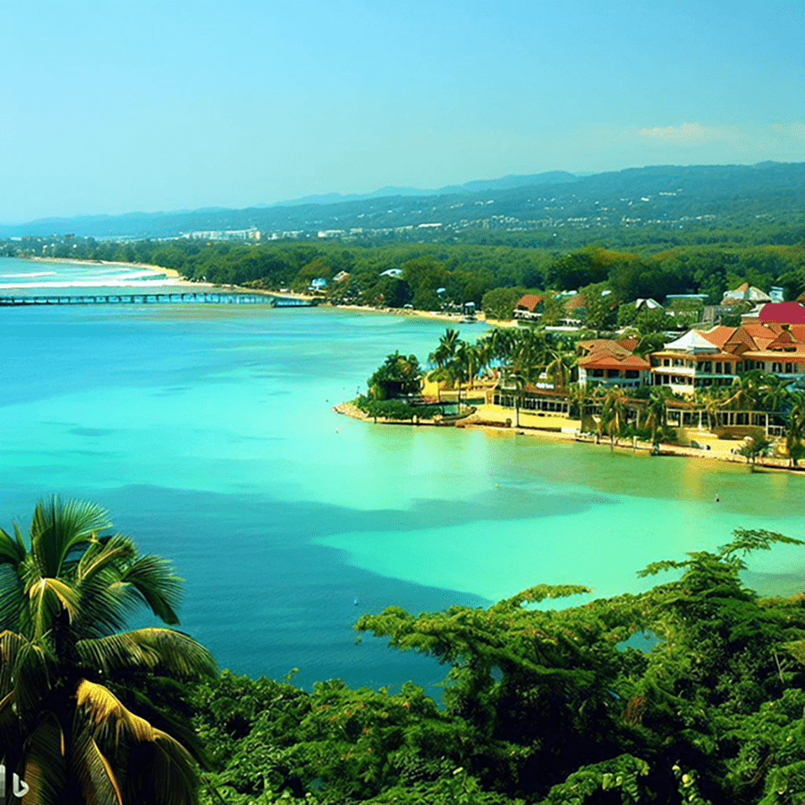 Montego Bay is a popular tourist destination in Jamaica