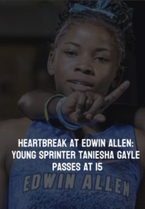 Deep sorrow surrounds Edwin Allen High following the sudden passing of 15-year-old student-athlete, Taniesha Gayle. She collapsed during training and could not be revived.