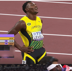 Brian level 19.64 seconds for bronze in his 1st chanpionship medal