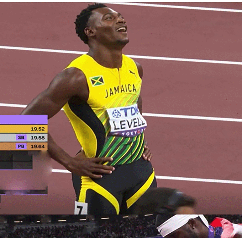 Brian level 19.64 seconds for bronze in his 1st chanpionship medal
