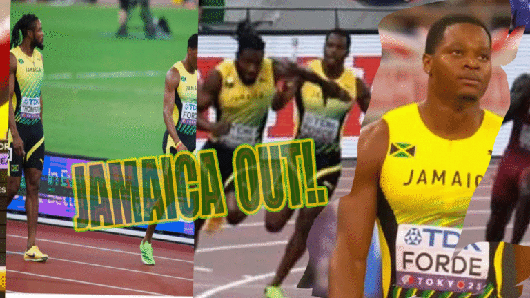 Jamaica crashed out of men 4x100m final in world champinships 2025