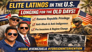 Segment of Latino elites and upper class in the US, influnced debates regarding regime change