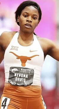kevona Davis and Julien Alfred Broke the 100m Big12 outdoor Championships record