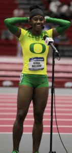 Oregon's, Jamaica's Kemba Nelson places second in exciting NCAA 