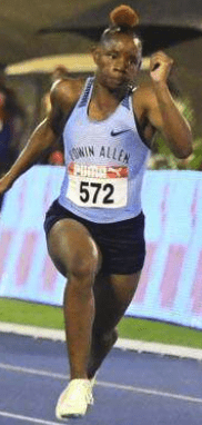 Magnificient Tina Clayton breaks Jamaica national Junior Record 