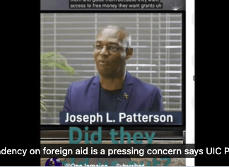 The President of the UIC highlights Jamaica’s reliance on foreign aid as a significant issue.