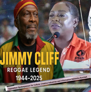 Culture, Creative Industries and Information Nekeisha Burchell, great reggae legend Jimmy Cliff