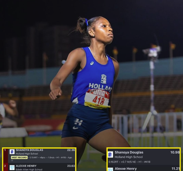 Holland High’s Shanoya Douglas delivers a stunning performance at Champs 2026,