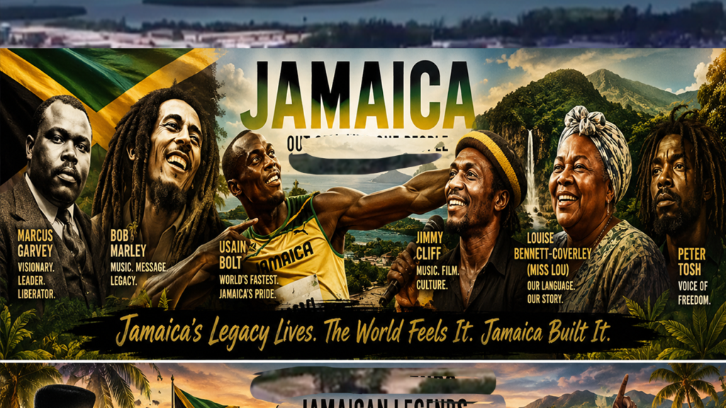 Jamaica cultural and entertainment legacy Marcus Garvey to Bolt 