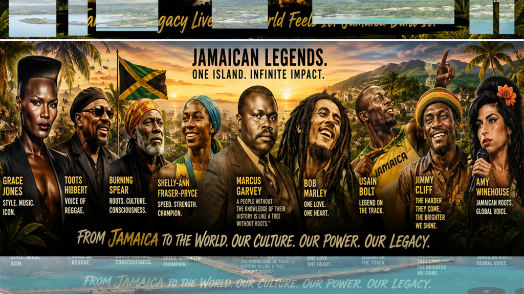 Jamaica cultural legacy from Marley to Bolt to cliff