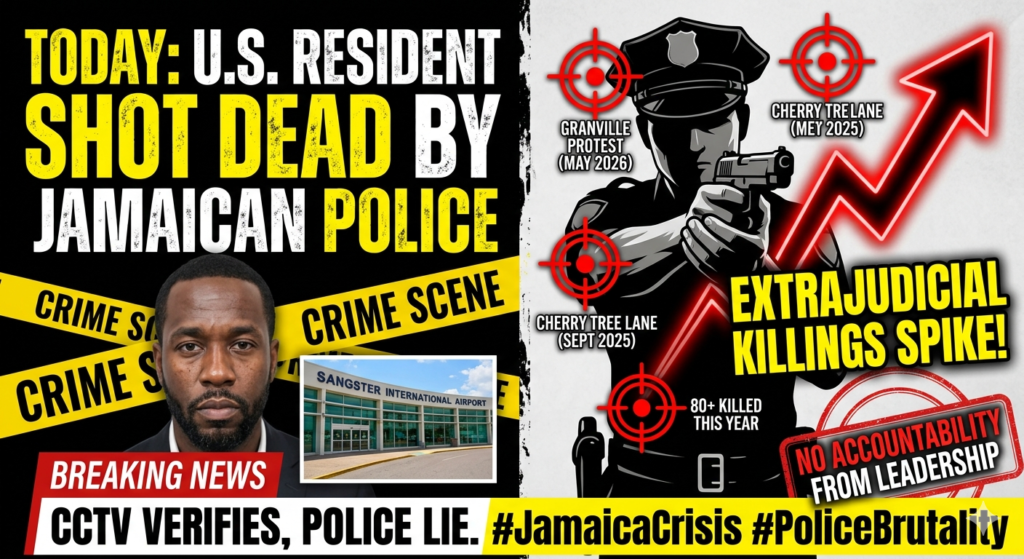 Sangster international Airport Americam resident shot and killed by police