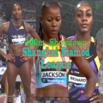 Jamaica Shericka Jackson, Shacarri Richardson and Shaunae Miller