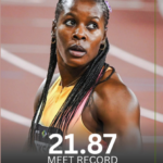 shericka jackson at the Xiamen diamond