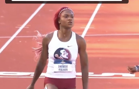 Jamaican Shensese Walker of Florida State University is winner of NCAA women 100m