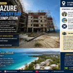 The Azure luxury apartment and penthouse development under construction in Discovery Bay, St. Ann, Jamaica. The 43-unit waterfront residential project is expected to be completed by the end of 2026.