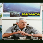 Former Jamaican Prime Minister Michael Manley addressing a rally during the 1970s.
