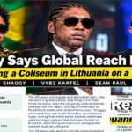 Shaggy, Vybz Kartel and Sean Paul, Jamaican reggae and dancehall artists